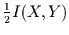 $\frac{1}{2}I(X,Y)$