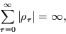 \begin{displaymath}
\sum\limits_{\tau = 0}^{\infty} \vert\rho_{\tau}\vert =\infty,
\end{displaymath}