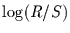 $\log(R/S)$