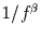 $1/f^{\beta}$