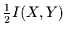 $\frac{1}{2}I(X,Y)$