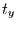 $t_{y}$