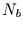 $N_{b}$