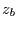 $z_{b}$