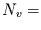 $N_{v}=$